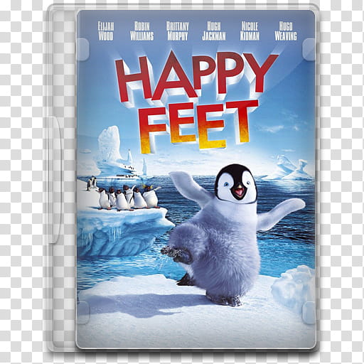 Movie Icon , Happy Feet, Happy Feet DVD case transparent background PNG clipart