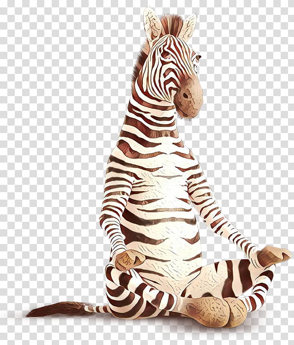 Zebra, Cartoon, Animal, Animal Figure, Wildlife, Stuffed Toy transparent background PNG clipart