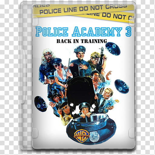 Movie Icon Mega , Police Academy , Back in Training, Police Academy  Back in Training case transparent background PNG clipart