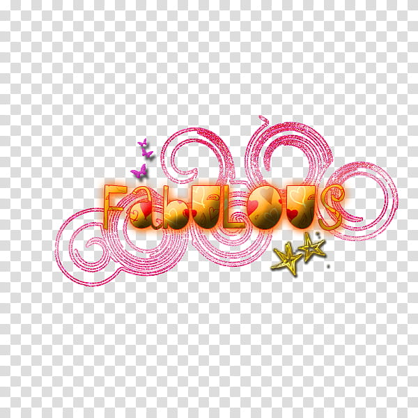 fabulous text transparent background PNG clipart