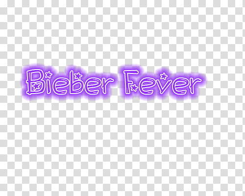 textos Bieber Fever transparent background PNG clipart