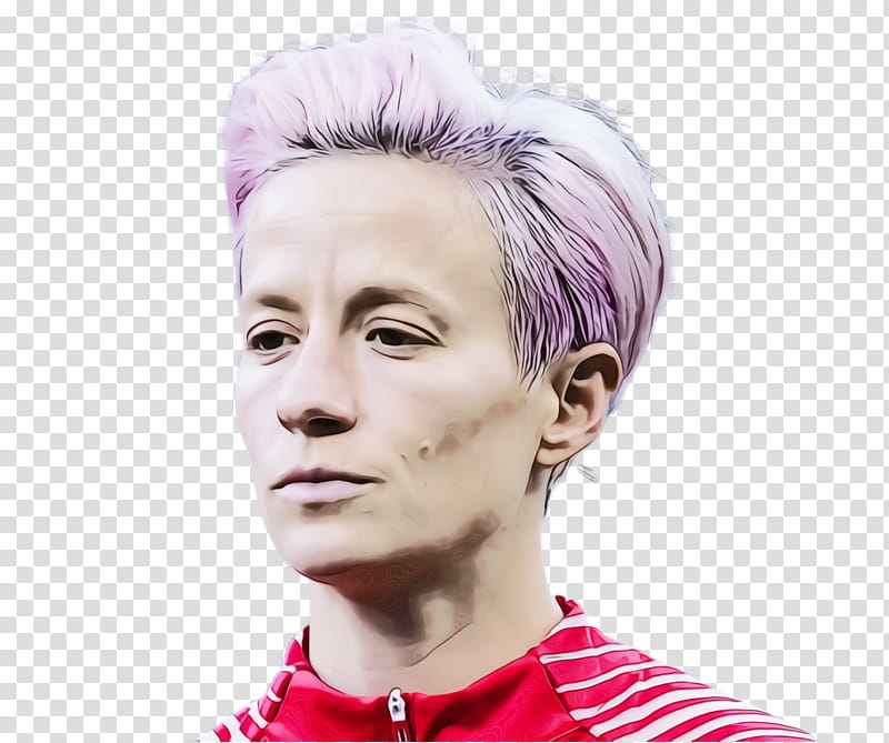 Soccer, Megan Rapinoe, Football Midfielder, Hairstyle, Hair Coloring, Wig, Purple, Hair Salon Hairstyle M transparent background PNG clipart