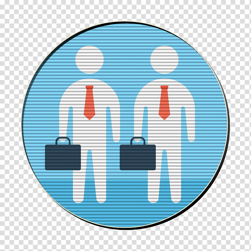 Teamwork and Organization icon Businessmen icon Team icon, Turquoise, Circle, Technology, Gesture transparent background PNG clipart