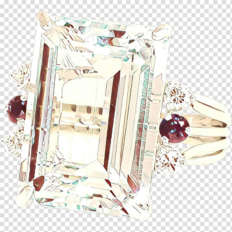 jewellery fashion accessory gemstone diamond engagement ring, Cartoon, Ruby, Rectangle transparent background PNG clipart