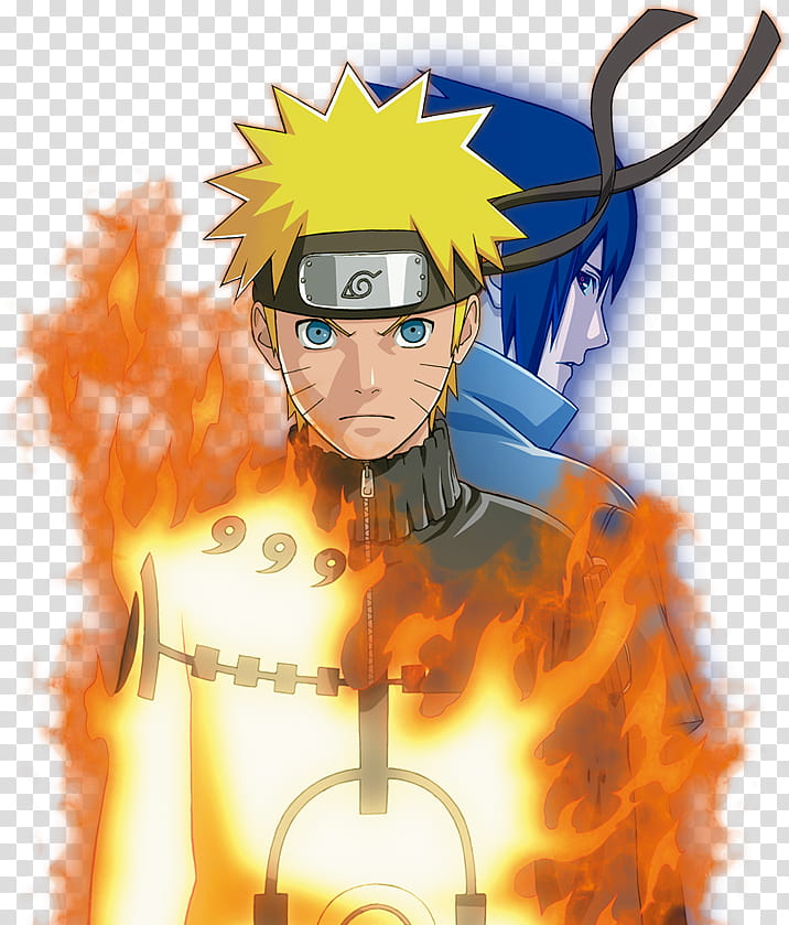 render Naruto, Naruto and Sasuke transparent background PNG clipart