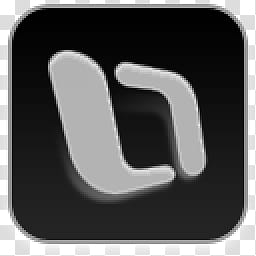 Albook extended dark , square black and gray icon transparent background PNG clipart