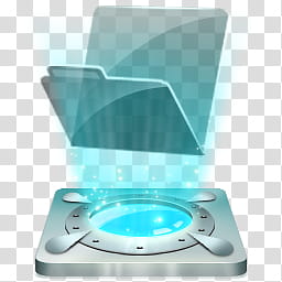 Hologram Dock icons v  , Folder, white and blue ceramic sink transparent background PNG clipart