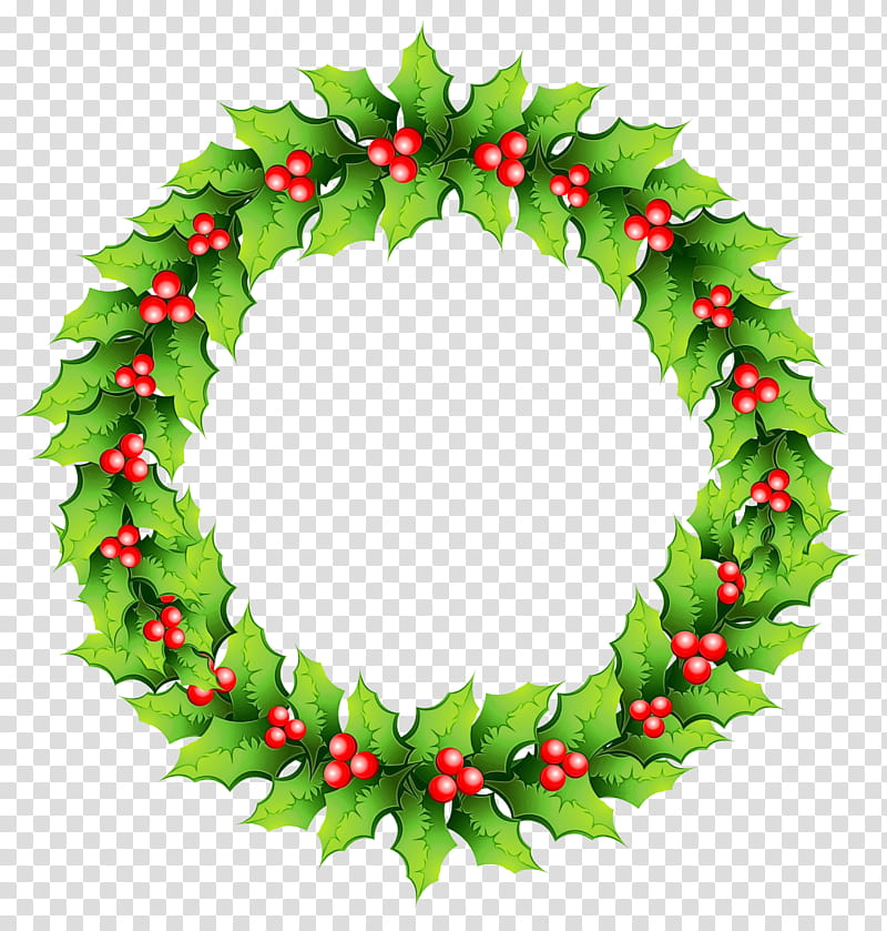 Christmas Decoration, Wreath, Aquifoliales, Christmas Ornament, Christmas Day, Holly, Leaf, Plant transparent background PNG clipart