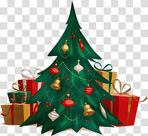 Christmas tree, Watercolor, Paint, Wet Ink, Christmas Decoration, Oregon Pine, Christmas Ornament, Colorado Spruce transparent background PNG clipart thumbnail