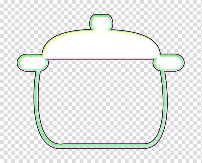 cooker icon cooking icon pot icon, Soup Icon, Green, Line, Circle transparent background PNG clipart