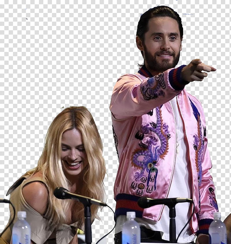 Render Jared Leto And Margot Robbie P transparent background PNG clipart