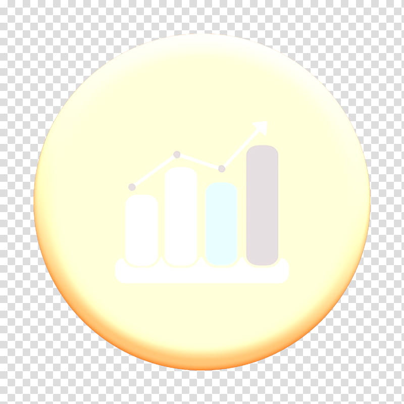 business icon chart icon diagram icon, Graph Icon, Statistics Icon, Text, Yellow, Circle, Logo, Sky transparent background PNG clipart