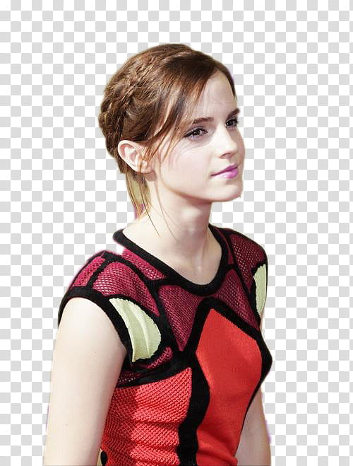 Emma Watson Red Carpert VMAs transparent background PNG clipart