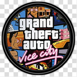 Game ICOs I, Grand Theft Auto Vice City  transparent background PNG clipart
