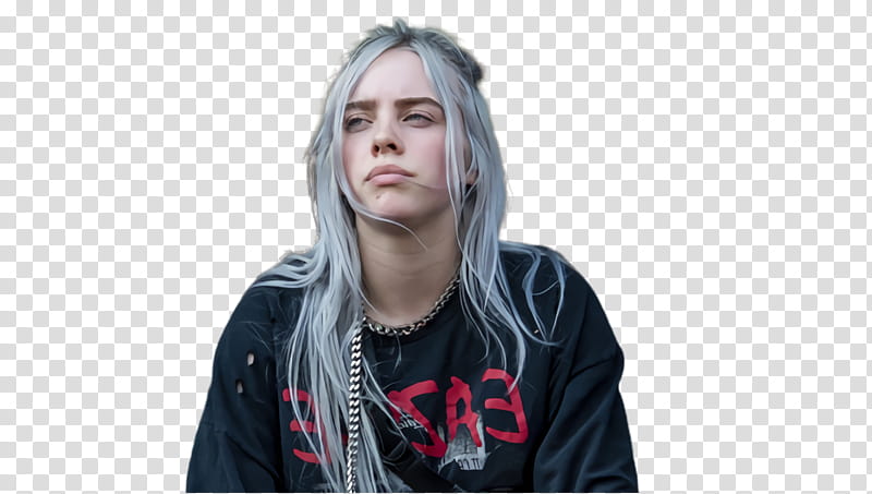 Billie Eilish, American Singer, Music, Celebrity, Outerwear, Long Hair, Maudio, Hairstyle transparent background PNG clipart