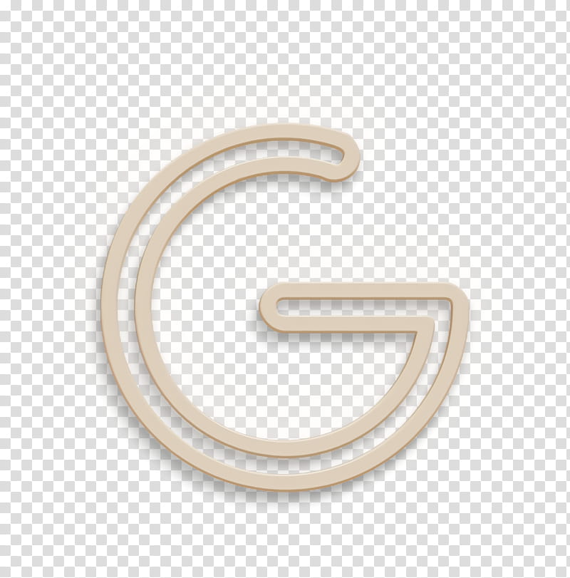 googla icon google icon social media icon, Symbol, Beige, Metal, Number transparent background PNG clipart