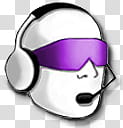 Ventrilo Primary Pack, Ventrilo purple icon transparent background PNG clipart