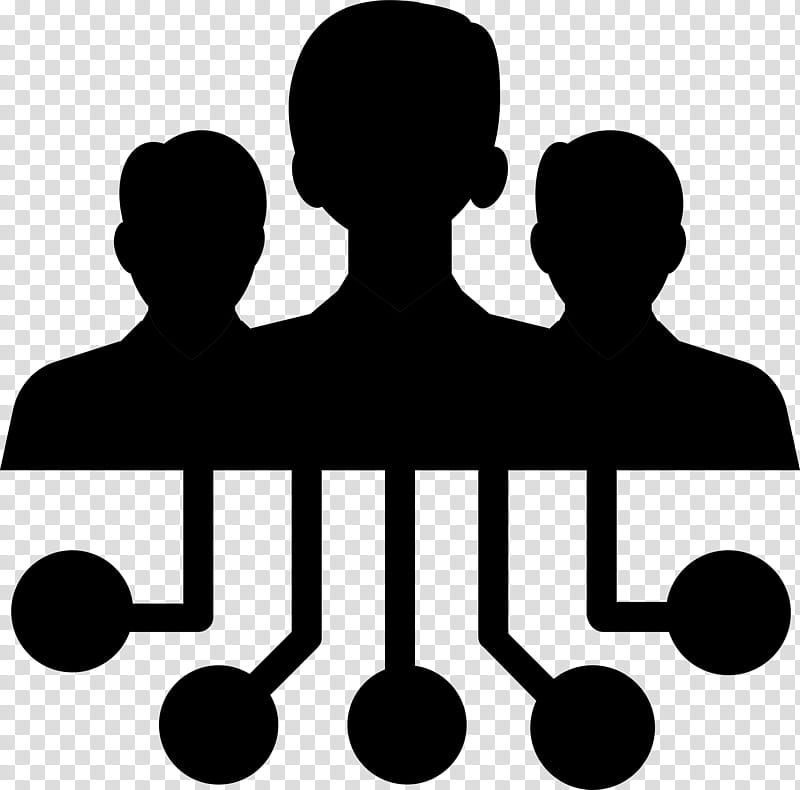 group of people clip art black and white