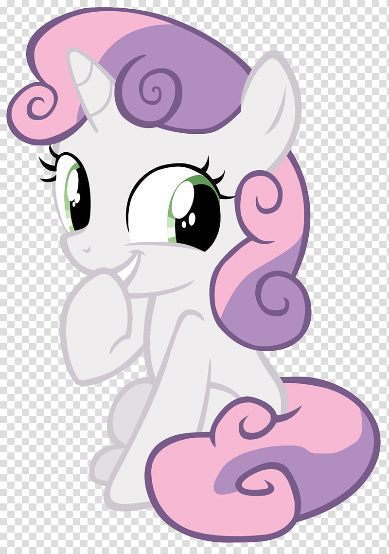 Giggling Sweetie Belle transparent background PNG clipart