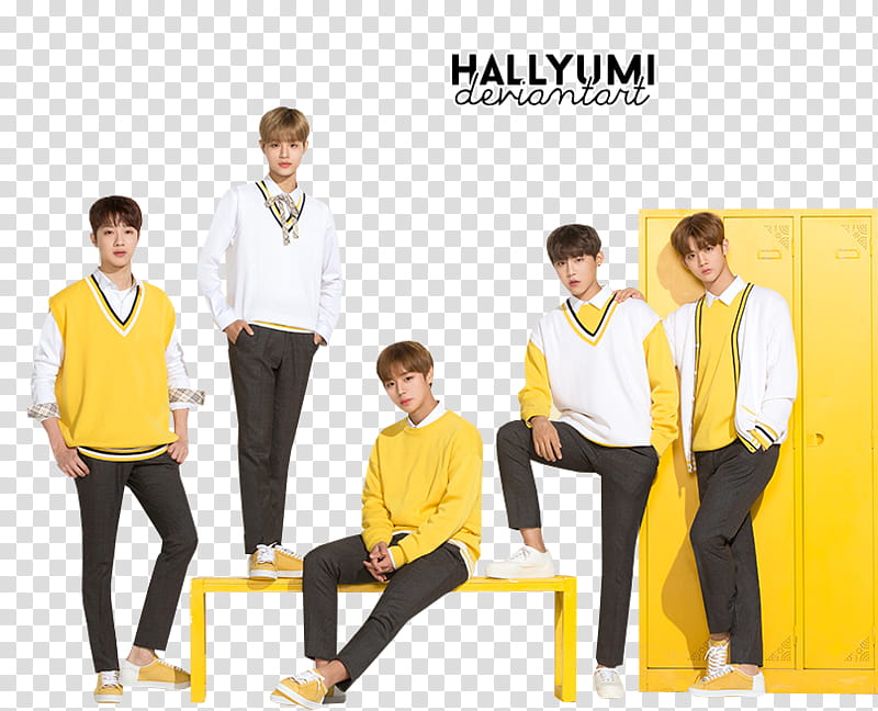 WANNA ONE, Hallyumi Deriantart male group transparent background PNG clipart