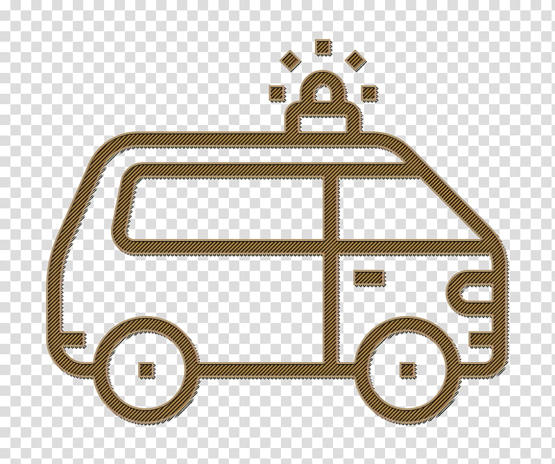 Car icon Transportation icon Ambulance icon, Vehicle, Emergency Vehicle, Coloring Book transparent background PNG clipart