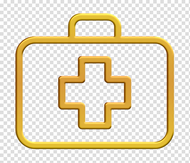 Doctor icon Medical icon First aid kit icon, Line, Symbol transparent background PNG clipart
