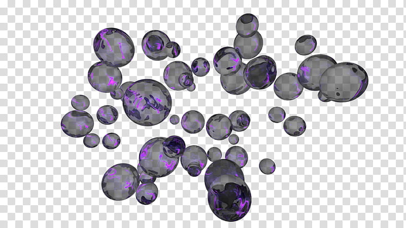 Abstract Bubbles, illustration of gray-and-purple bubbles transparent background PNG clipart