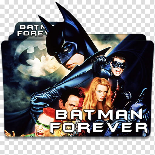 Batman Movie Collection Folder Icon , forever transparent background PNG clipart