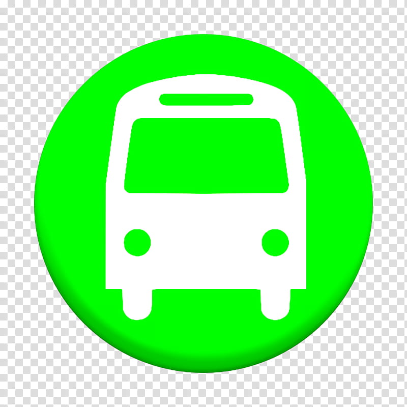 bus icon transportation icon, Green, Yellow, Line, Vehicle, Technology transparent background PNG clipart