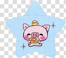 illustration of pink pig transparent background PNG clipart