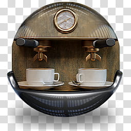 Sphere   , brass-colored espresso maker transparent background PNG clipart