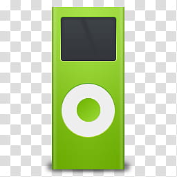 Aire s, nd gen. green iPod nano transparent background PNG clipart