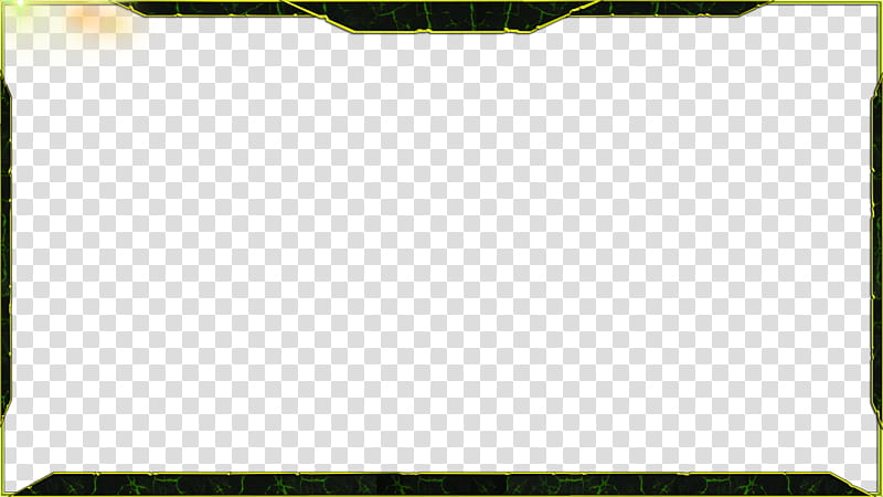 rectangular black and green border transparent background PNG clipart