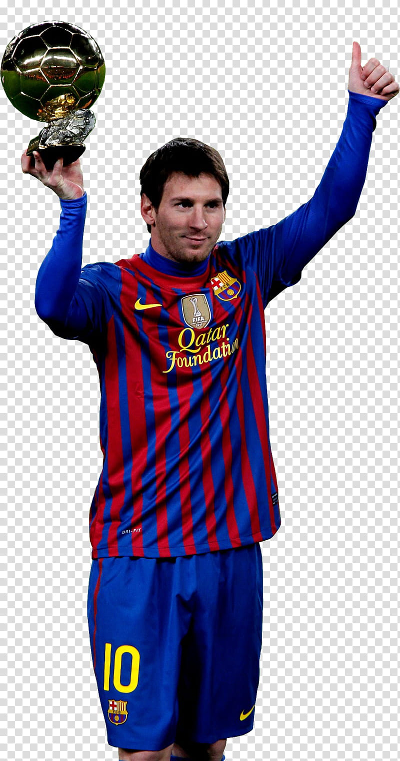 Messi, Lionel Messi holding trophy transparent background PNG clipart
