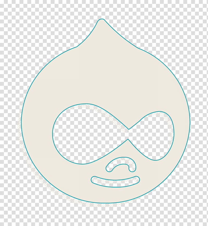 drupal icon logo icon media icon, Social Icon, Eyewear, Face, Glasses, Mask, Head, Nose transparent background PNG clipart