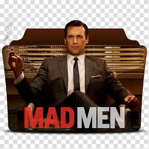 Pack  TV Series Folder Icons, Mad Men x transparent background PNG clipart