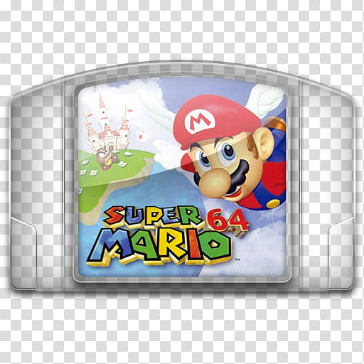Nintendo  Plastic Cartridge Icon, Icon Sample, Super Mario  game cartridge transparent background PNG clipart