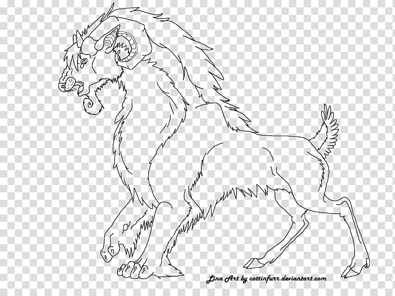 FREE Line Art Beast transparent background PNG clipart