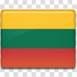 All in One Country Flag Icon, Lithuania-Flag- transparent background PNG clipart