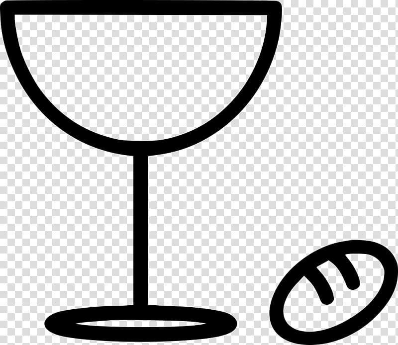 Wine Glass, Eucharist, Sacramental Bread, Symbol, Chalice, First Communion, Black And White
, Text transparent background PNG clipart