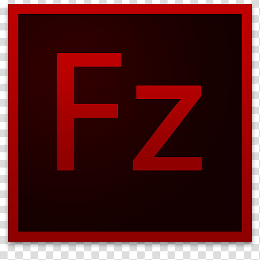Filezilla Adobe CC Themed icon transparent background PNG clipart