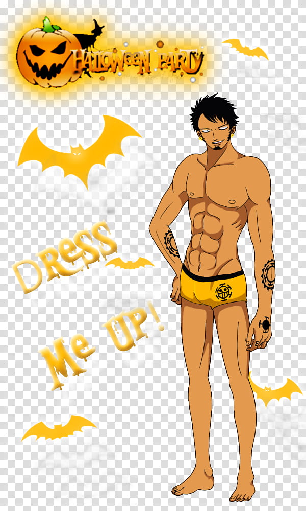 OPHS Halloween Dress Me Up Game Trafalgar Law, Halloween Party transparent background PNG clipart