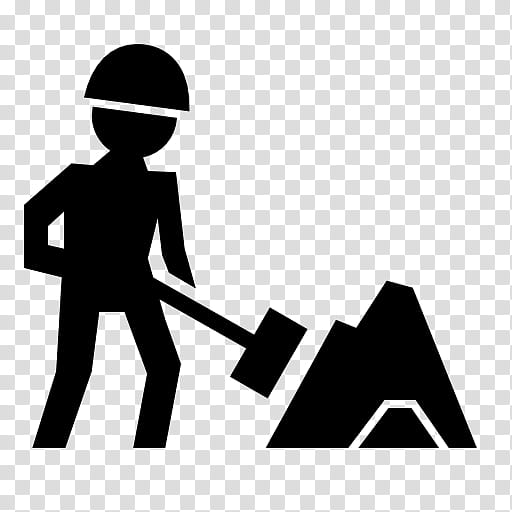Computer Icons Silhouette, Encapsulated PostScript, Construction, Construction Worker, Theme, Standing, Male, Text transparent background PNG clipart
