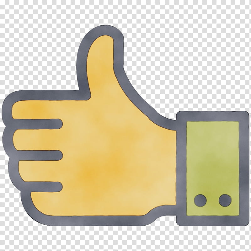 Yellow, Thumb, Finger, Hand, Gesture transparent background PNG clipart