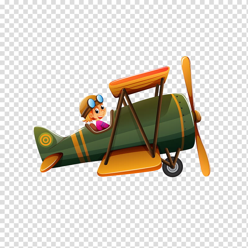 Airplane, Vehicle, Toy, Aircraft, Biplane, Playground transparent background PNG clipart