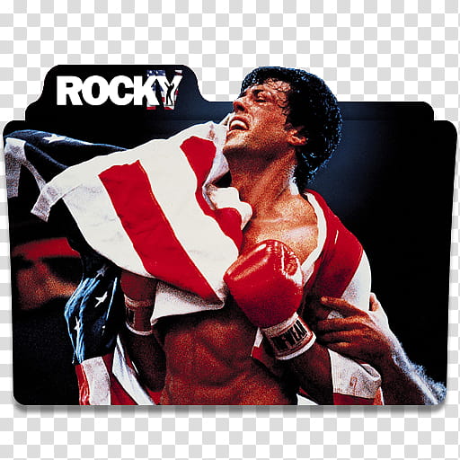 Rocky Collection Folder Icon, Rocky IV transparent background PNG clipart