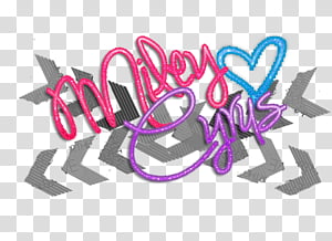 Texto Miley Cyrus transparent background PNG clipart thumbnail