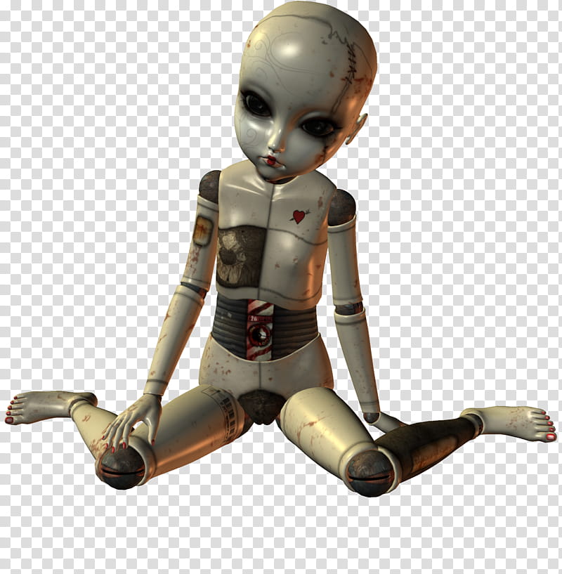Creepy Ball Joint Doll , robot illustration transparent background PNG clipart
