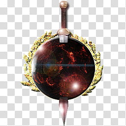 Through a mirror Planets with Sword Iconset, x, brown hilt sword transparent background PNG clipart