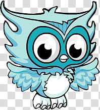 Monster High, blue owl illustration transparent background PNG clipart